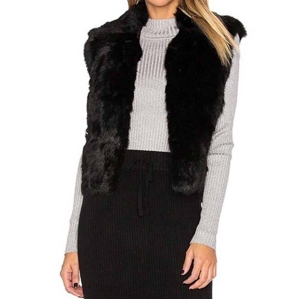 Fur Luxury set  Fur Vest & Scarf black
Adrienne L… - image 3