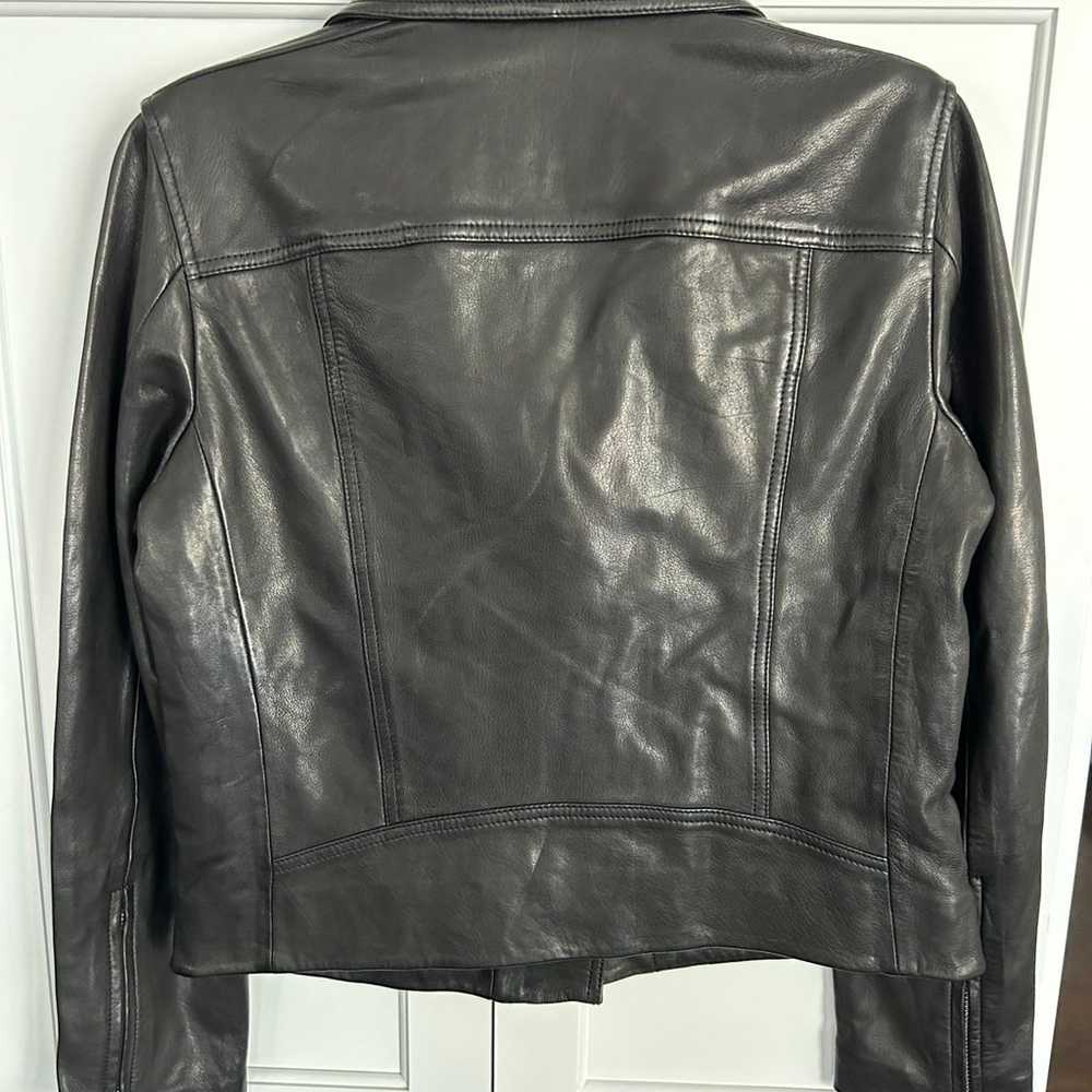 All Saints NEW Dalby Leather Biker Jacket M - image 10