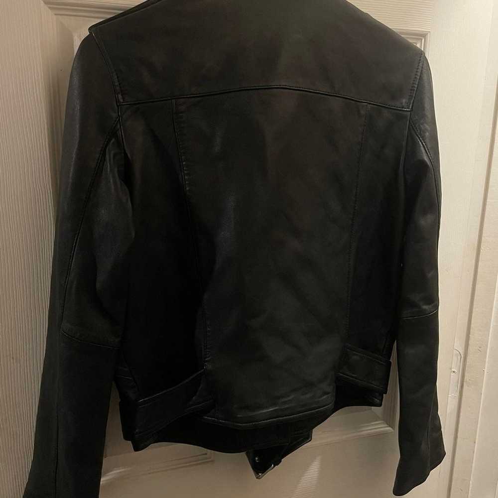 allsaints balfern leather biker jacket - image 4