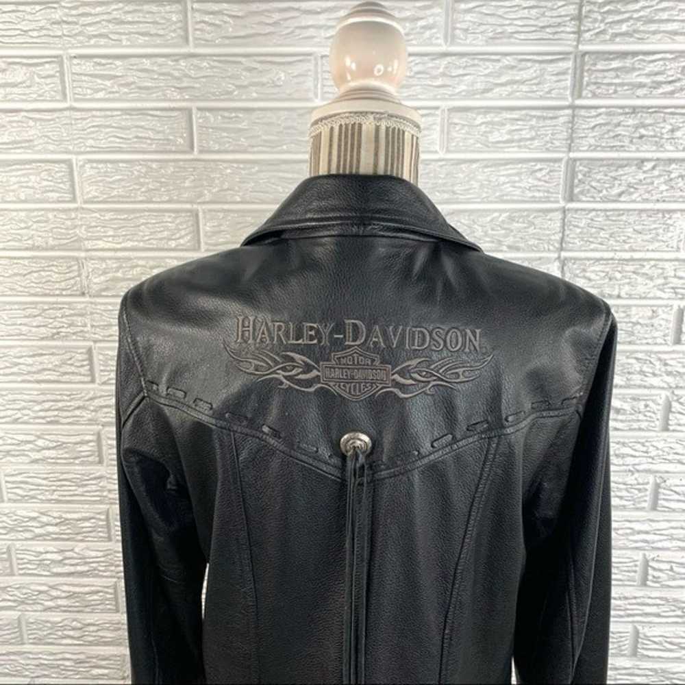Harley Davidson Leather Moto Jacket - image 7