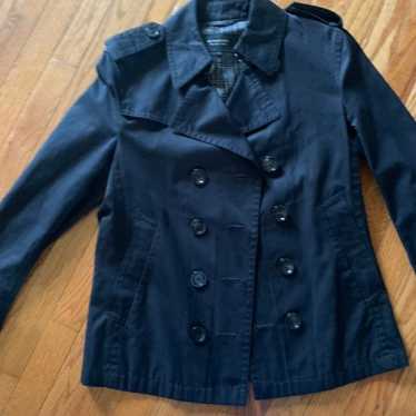 Gently used burberry black label trench