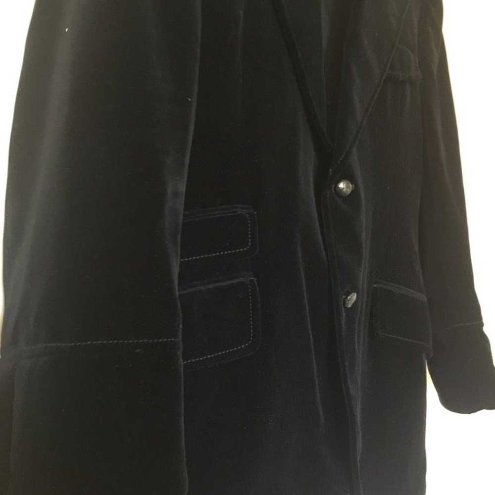 Yves Saint Laurent Black Velvet Jacket - image 3