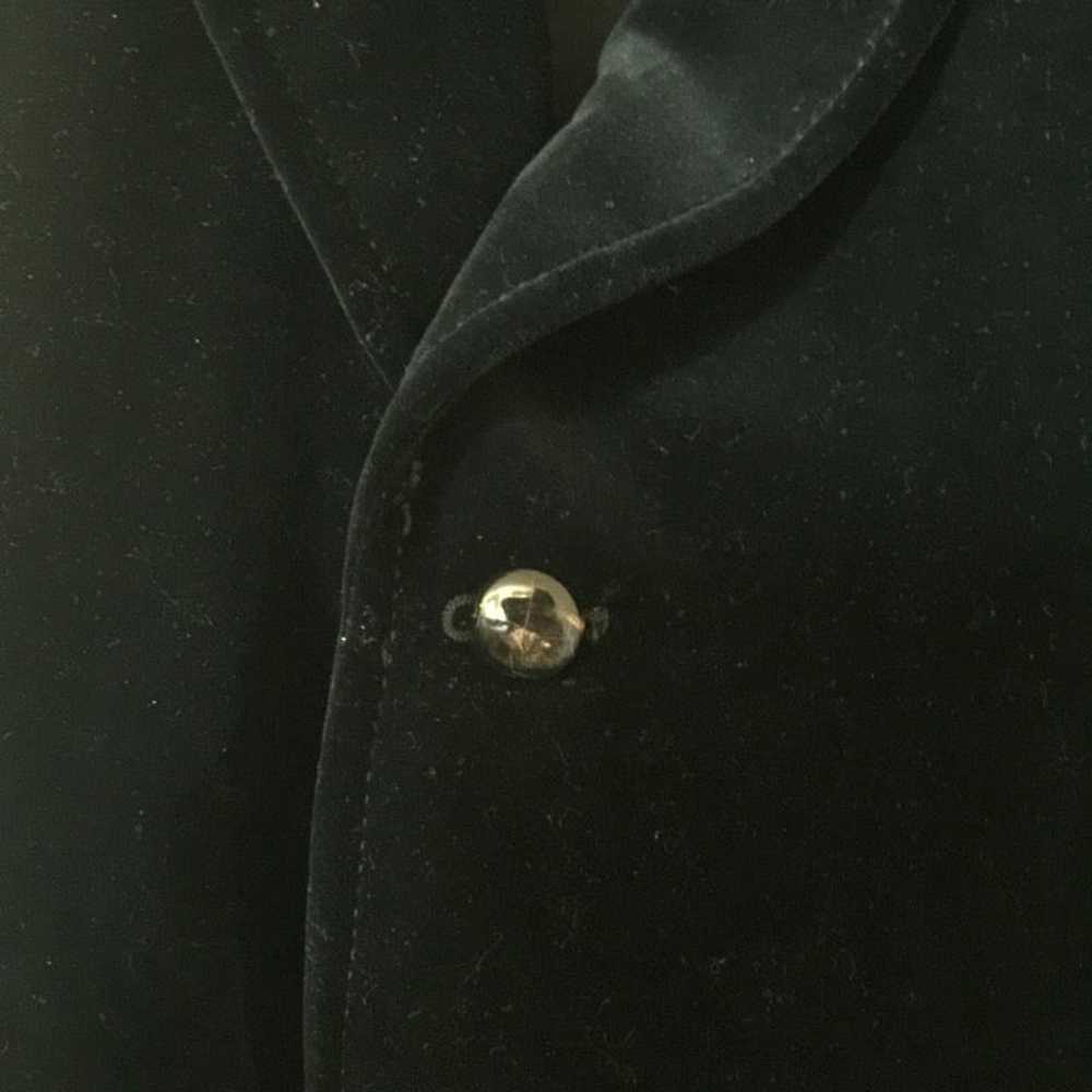 Yves Saint Laurent Black Velvet Jacket - image 5