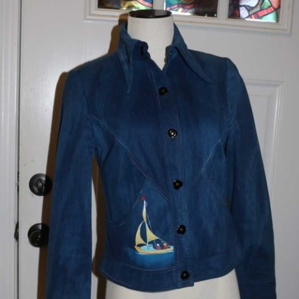 Roncelli 1970s ladies' jacket with beautiful hand… - image 1