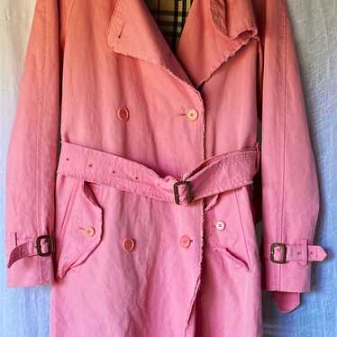 Burberry trench coat pink