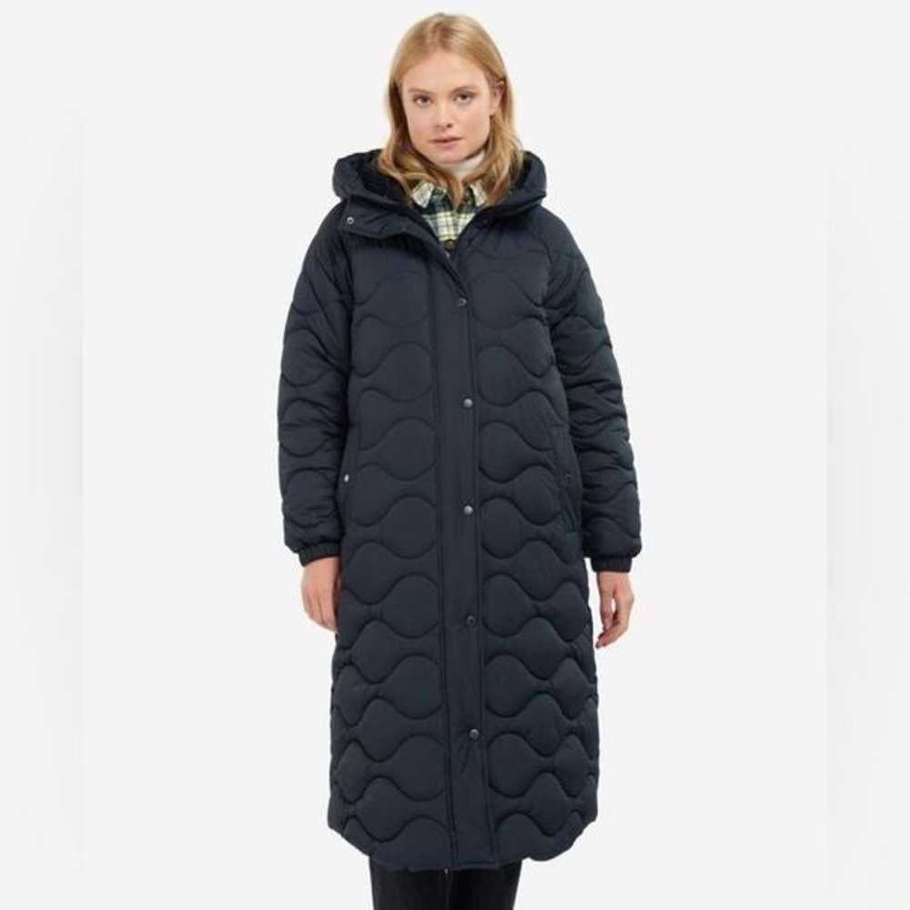 Barbour Nagril Quilted Long Jacket size 14US NEW - image 2