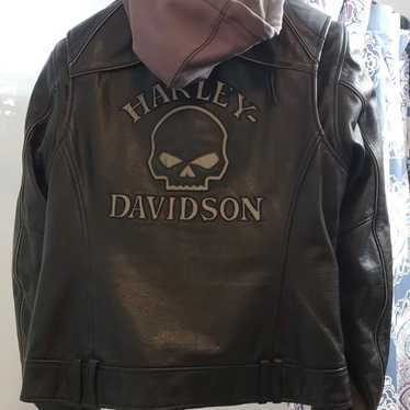 Women’s Harley Davison Leather Coat - Large - image 1