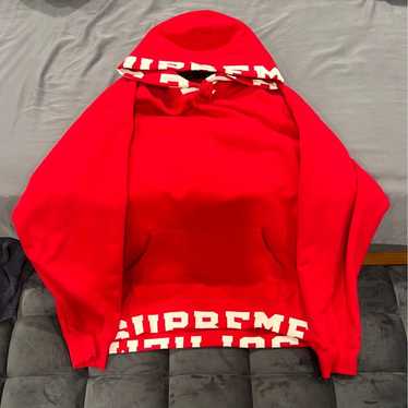 Supreme Hoodie RED Premier 2022 Open Box - image 1