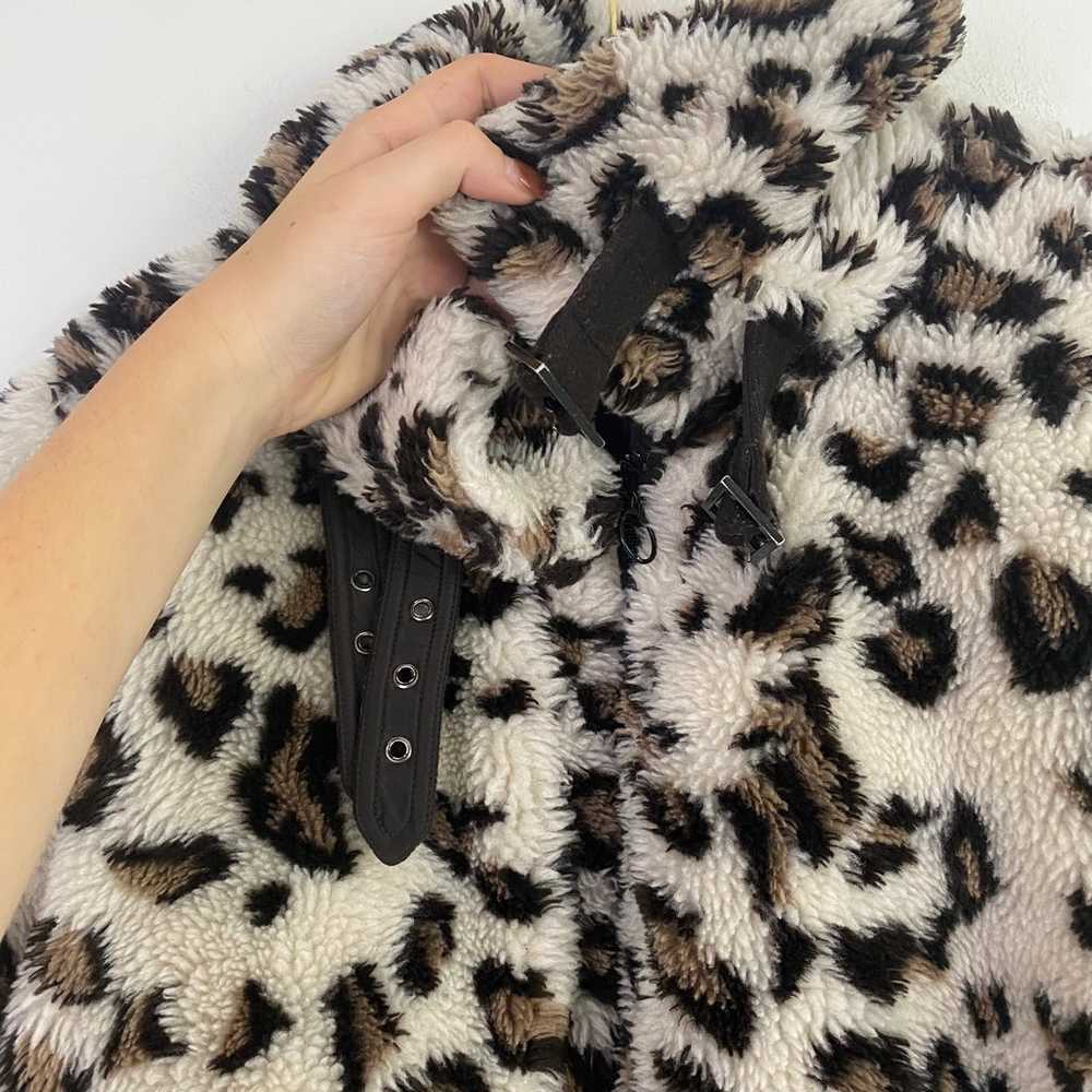 JONATHAN SIMKHAI leopard Sherpa coat - image 7