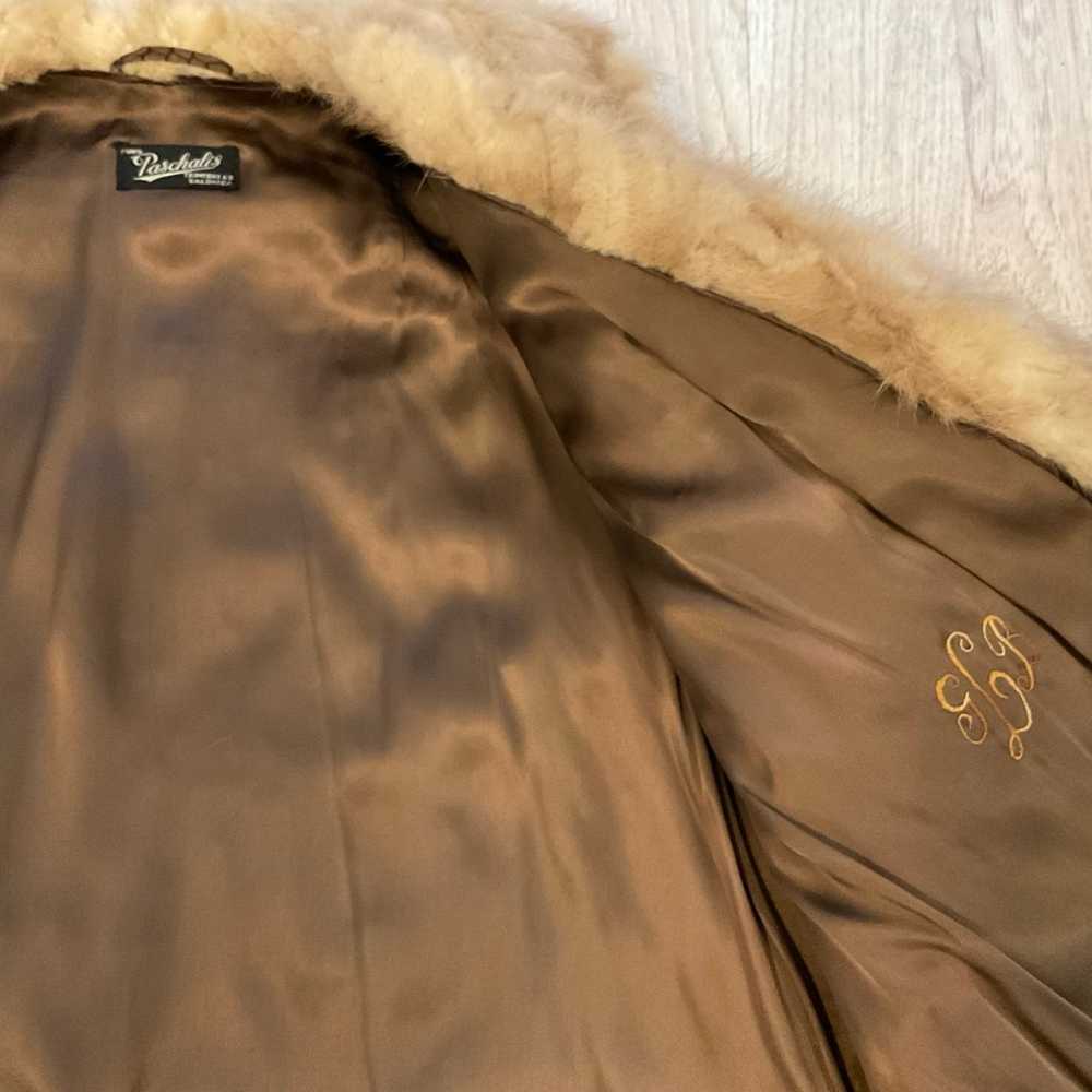 Paschalis Furs Jacket Mink Beige Tsimiski 42 Salo… - image 11