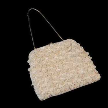 Beaded Sequined Cocktail Purse Vintage Hand Made … - image 1