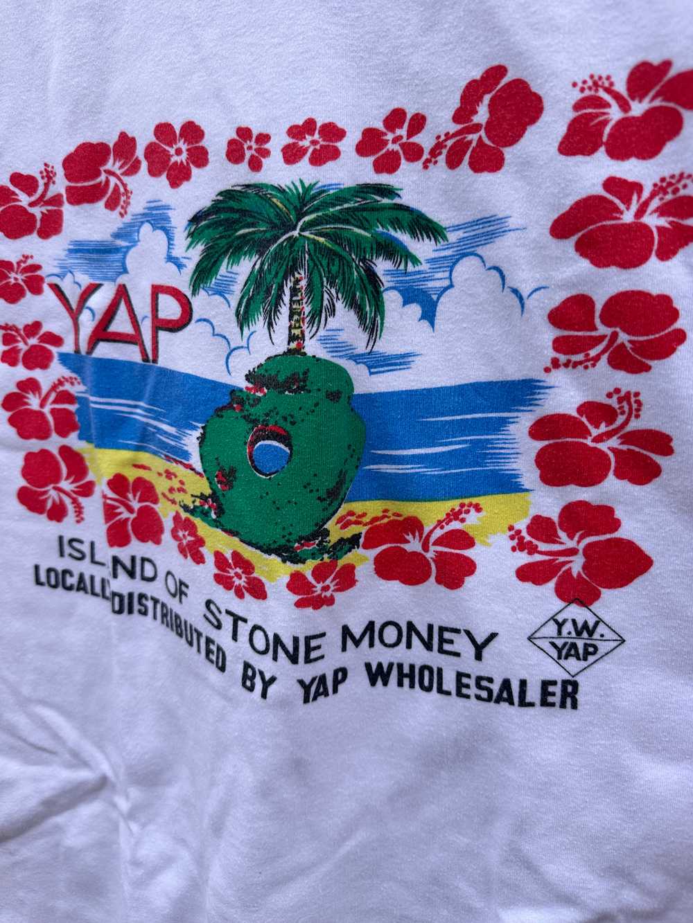 70's YAP Island of Stone Money T-shirt - image 3