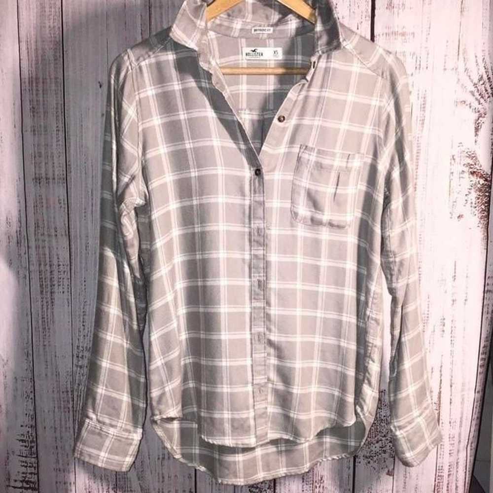 NWT Hollister AF Flannels shirt button down boyfr… - image 4