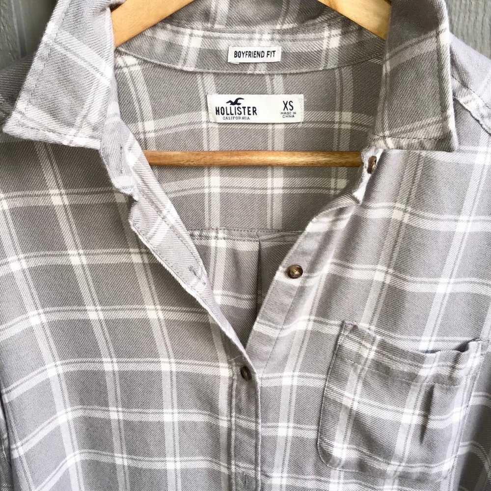 NWT Hollister AF Flannels shirt button down boyfr… - image 8