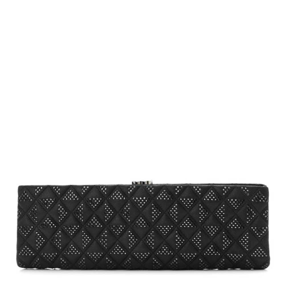 CHANEL Iridescent Lambskin Crystal Quilted Clutch… - image 1