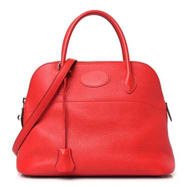 HERMES Taurillon Clemence Bolide 31 Rouge Tomate