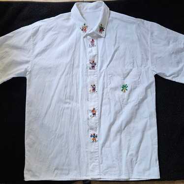 Vintage Embroidered Button-up Shirt - image 1