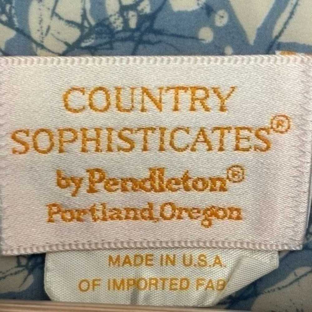 Pendleton country sophisticates button down vinta… - image 3