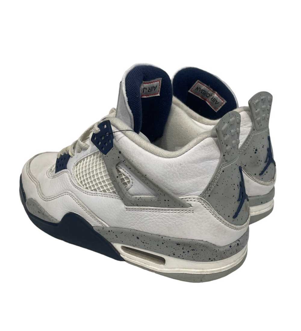 Jordan/Hi-Sneakers/US 9.5/Cotton/WHT/Jordan 4 Mid… - image 2