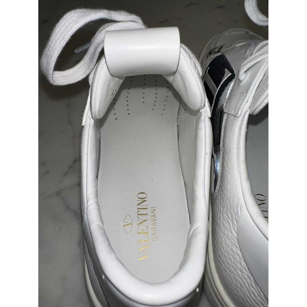 Valentino Garavani Vl7N leather low trainers - image 4