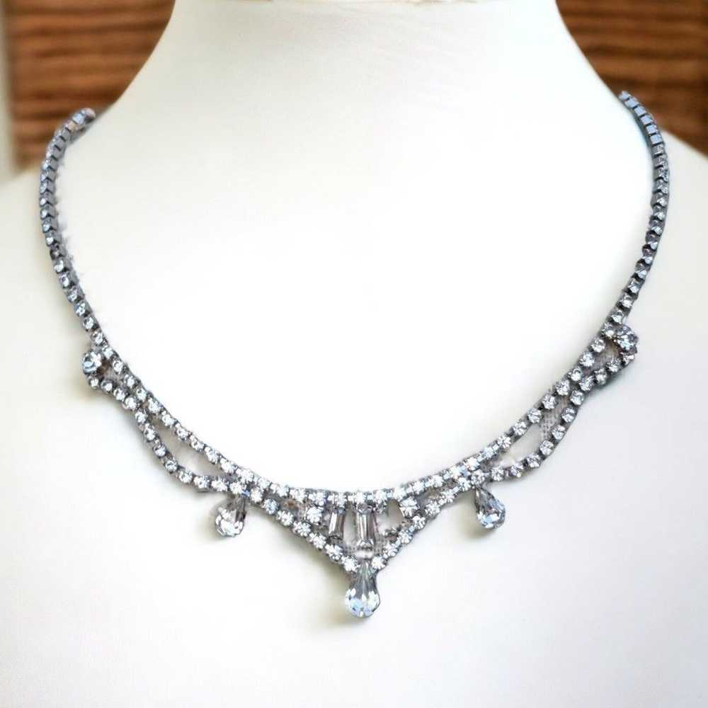 Vintage 50s glam necklace - image 2