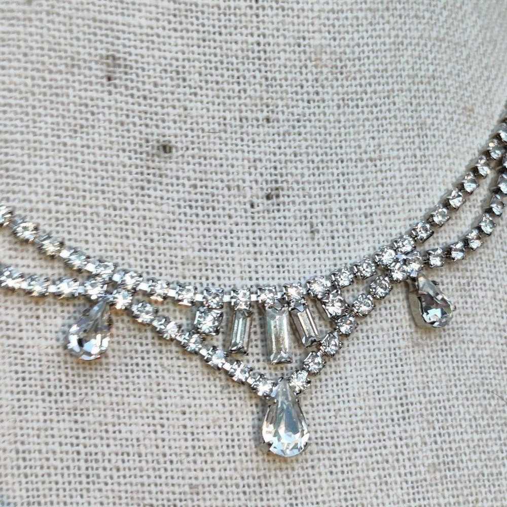 Vintage 50s glam necklace - image 4