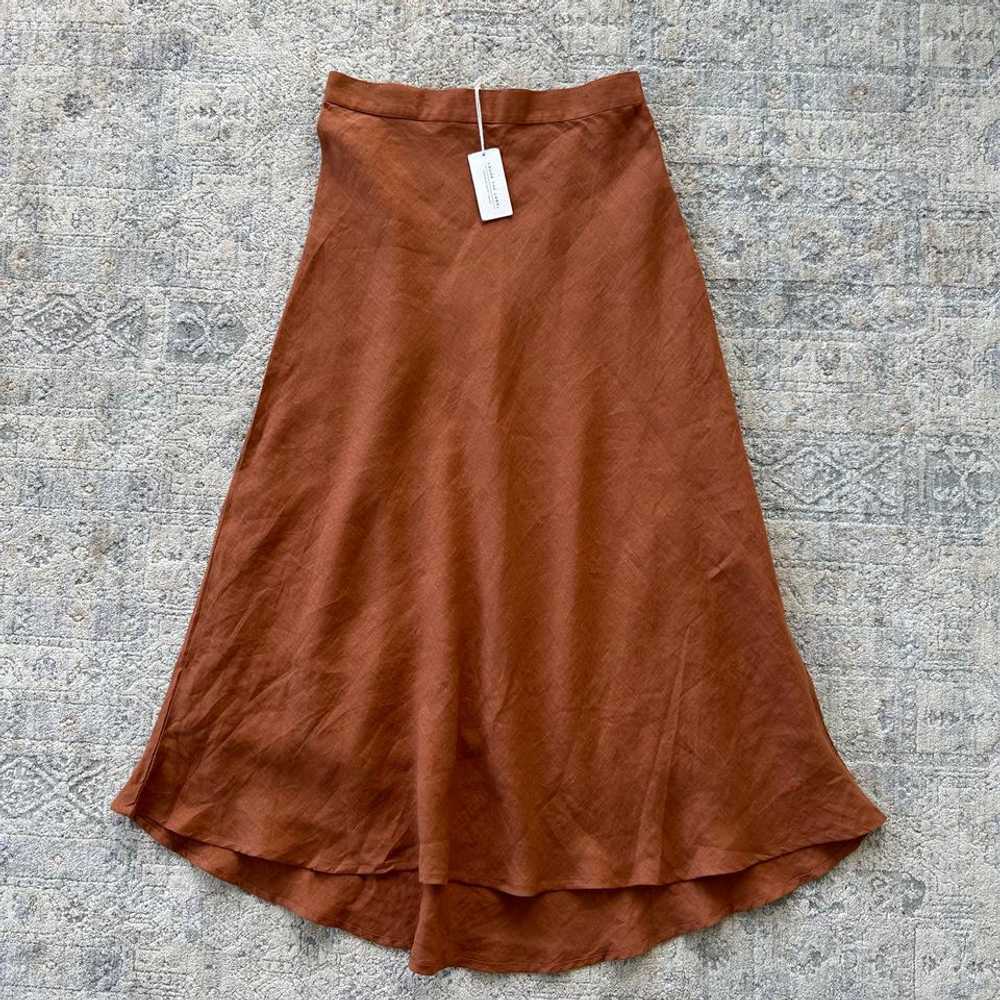 LAUDE the Label Jardin Midi Linen Skirt (XL) | Us… - image 1