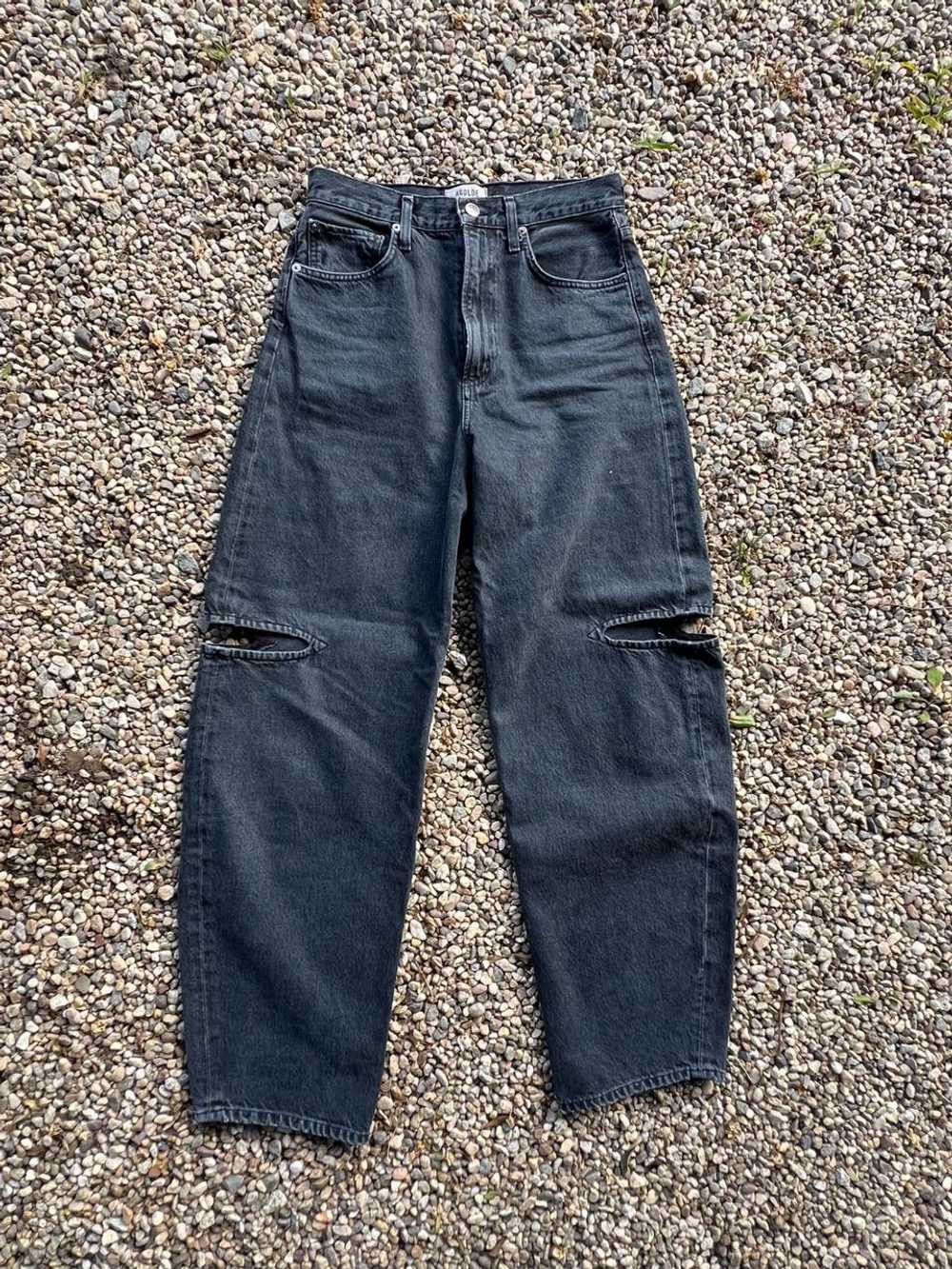 AGOLDE Black Sanna Slice Jeans (27") | Used,… - image 2