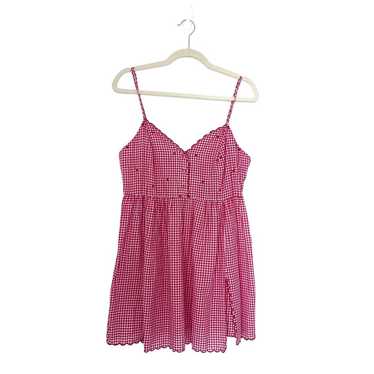 Victoria’s Secret country VTG gingham embroidered… - image 1
