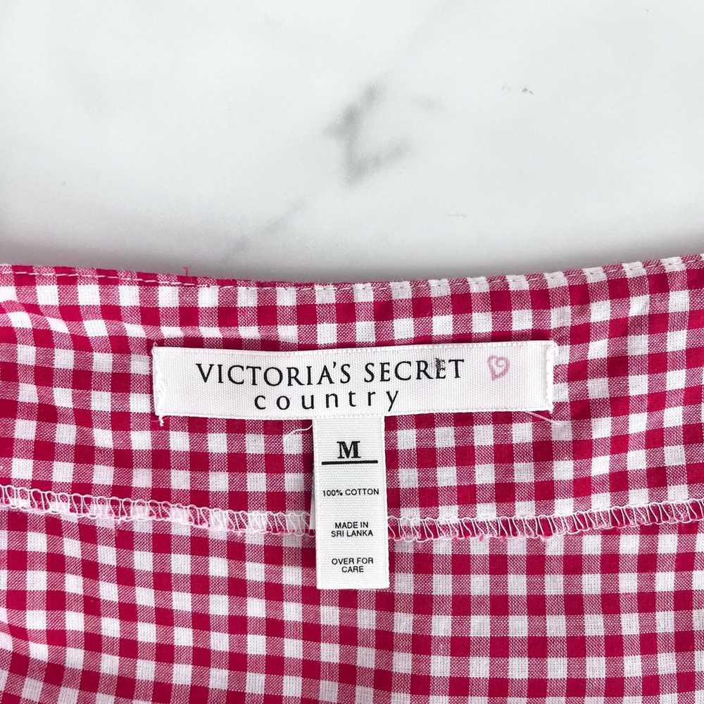 Victoria’s Secret country VTG gingham embroidered… - image 2