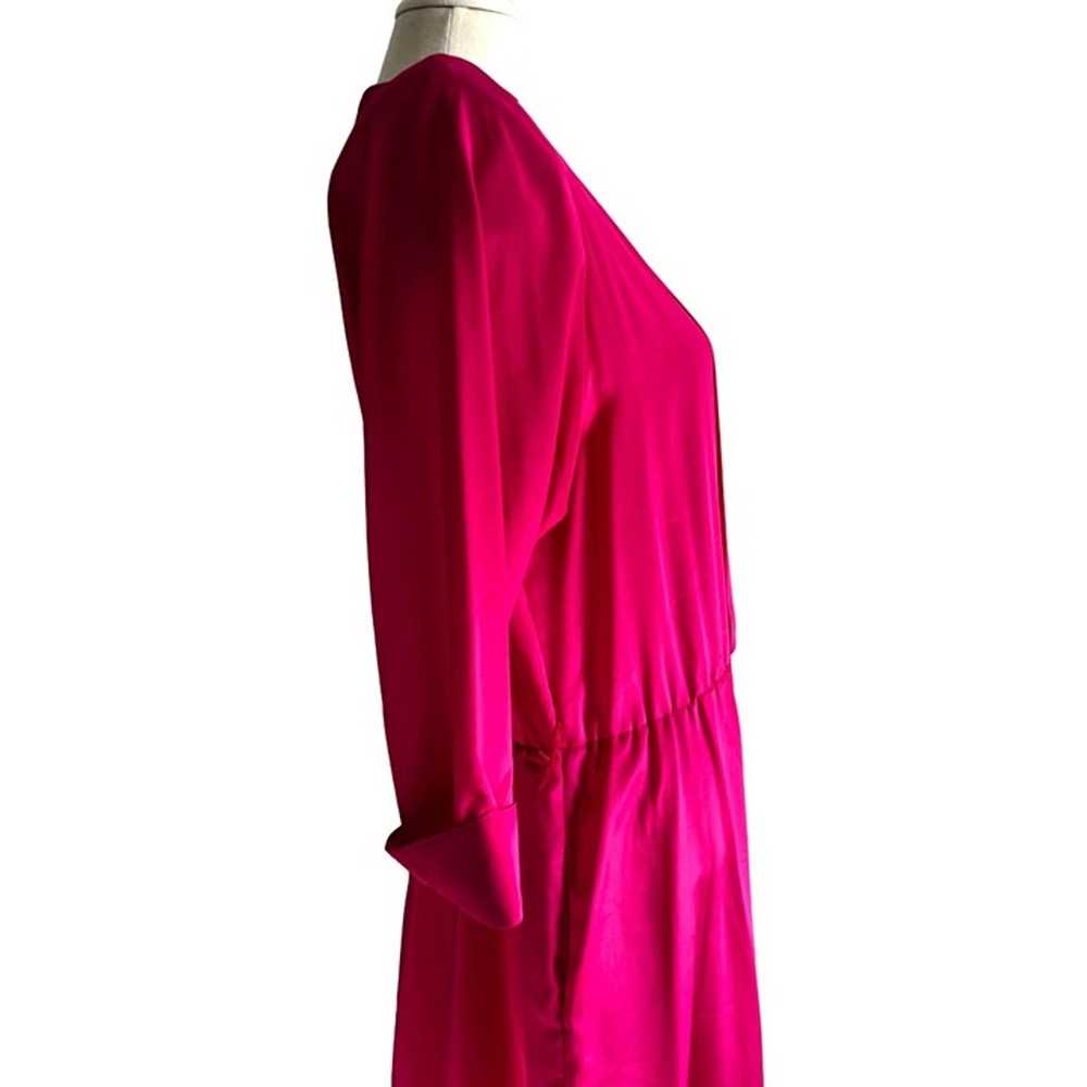 Vintage Carriage Court Hot Pink Swing Dress Sz 16… - image 12
