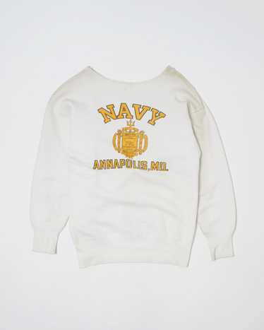 1950-60's Champion Navy Printed Sweatshirts