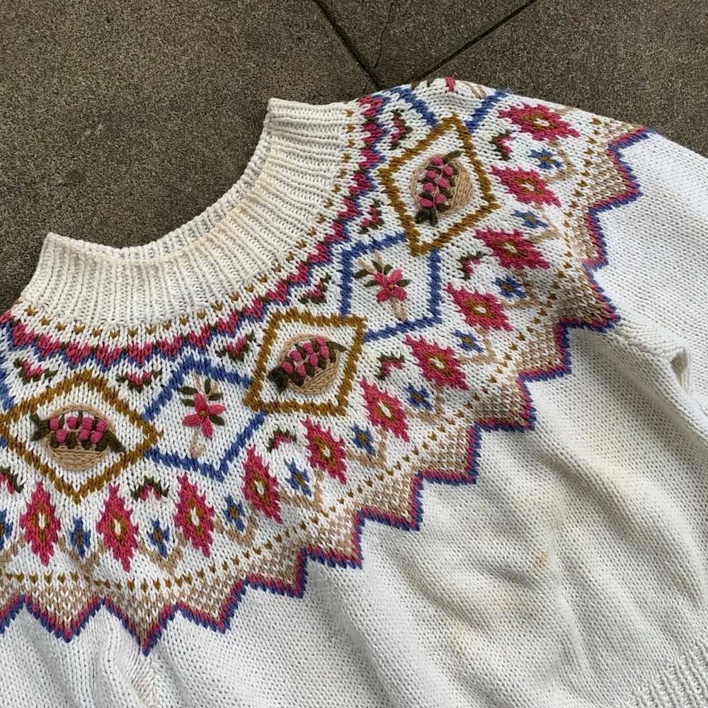 Vintage knitted Susan Bristol sweater - image 3