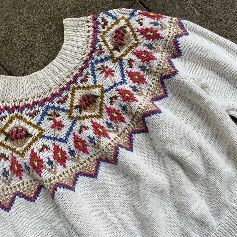 Vintage knitted Susan Bristol sweater - image 7
