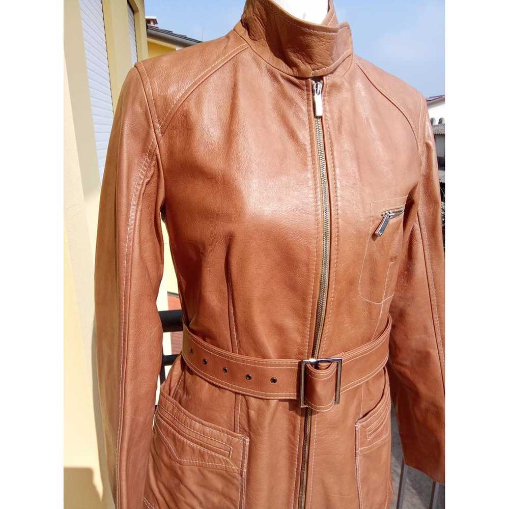 Max Mara Leather biker jacket - image 5