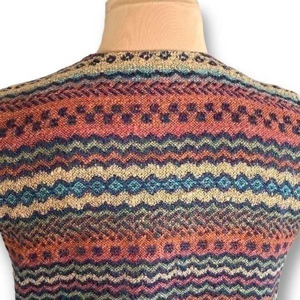 Vintage Willowbend Vest Multicolored Tapestry Wai… - image 4