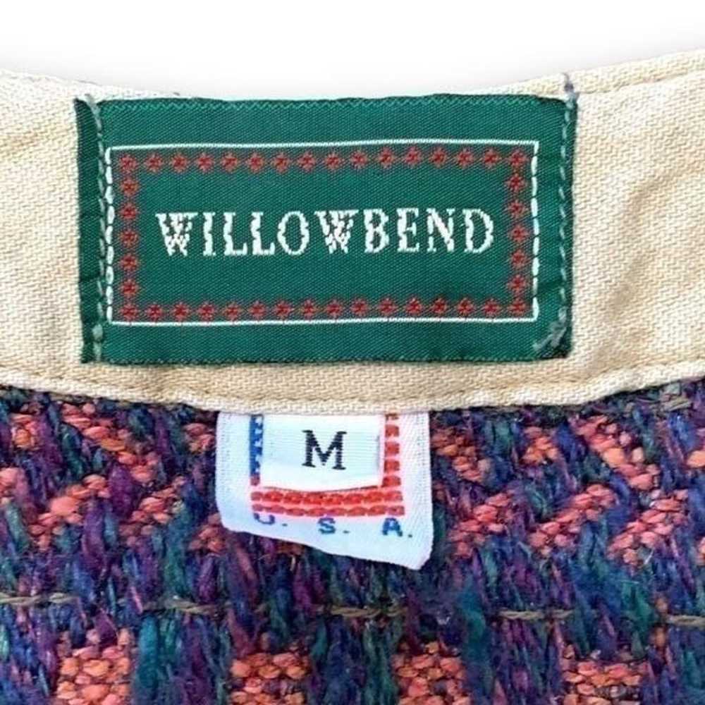 Vintage Willowbend Vest Multicolored Tapestry Wai… - image 9