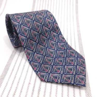 VALENTINO - Designer Vintage 100% Silk Necktie - … - image 1