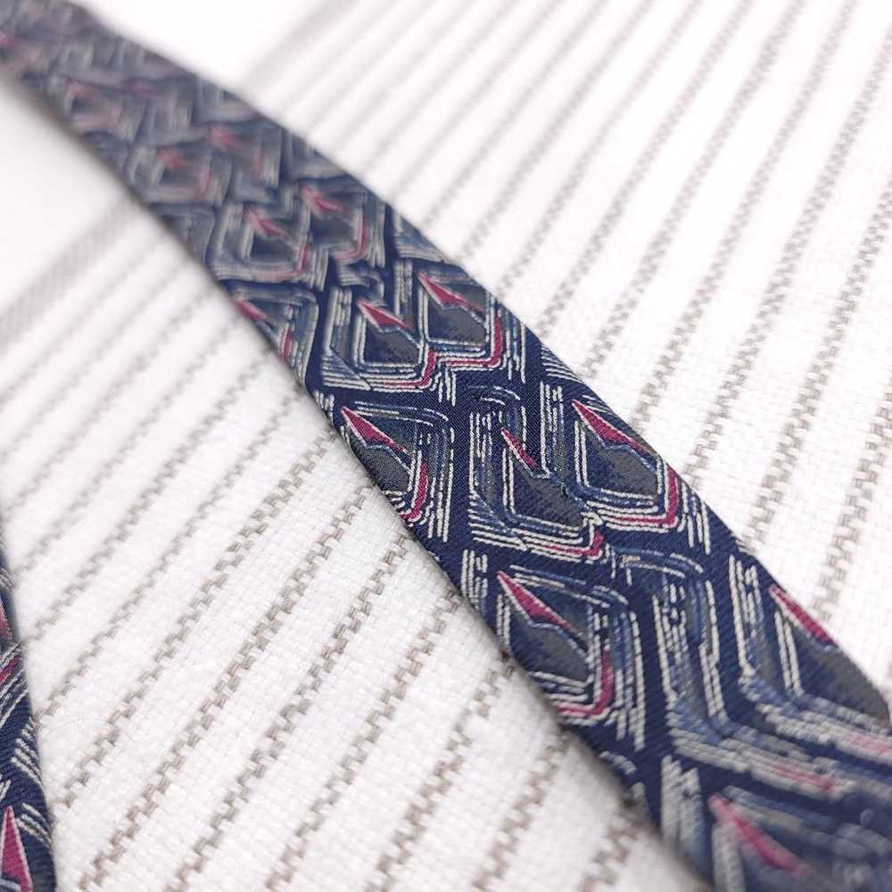 VALENTINO - Designer Vintage 100% Silk Necktie - … - image 7