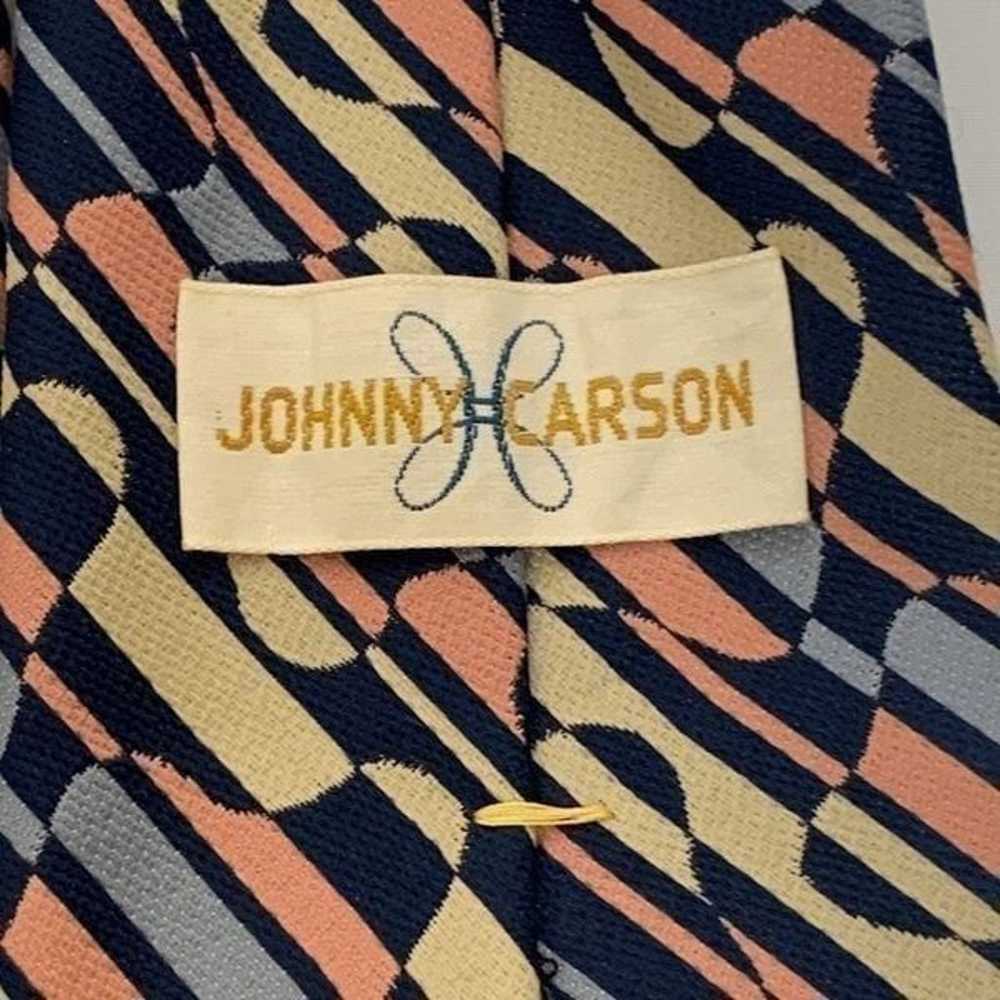 Vintage Johnny Carson Silk Tie - image 6