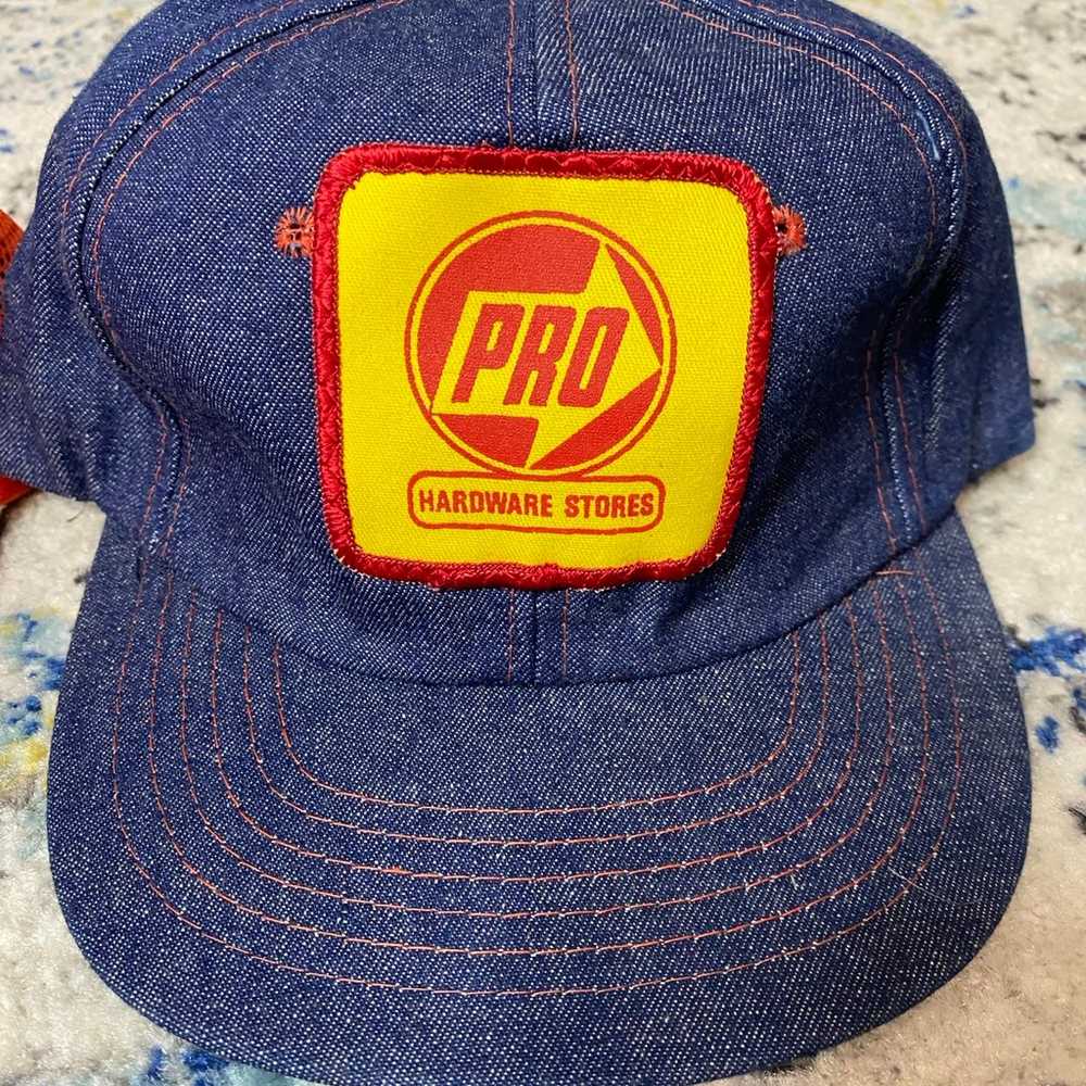 Vintage 1980s Advertising SnapBack Trucker Hats K… - image 6