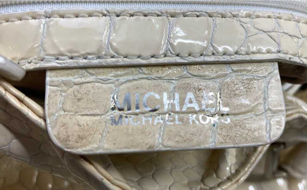 Michael Kors Croc Embossed Patent Leather Shoulde… - image 6