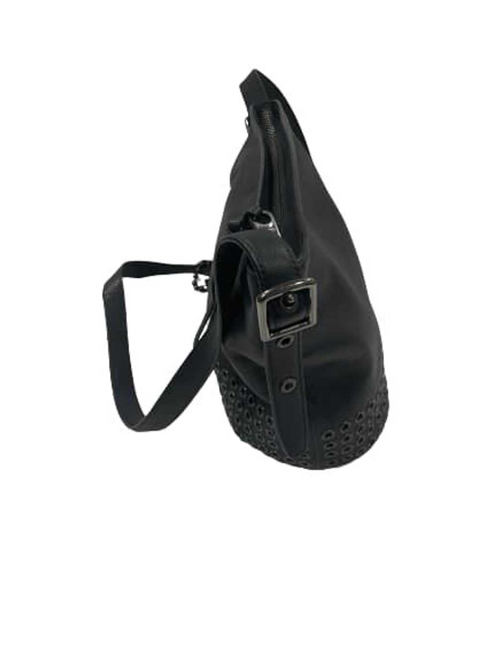 Coach Bleecker Grommets Mini Duffel Bag Black Lux… - image 4