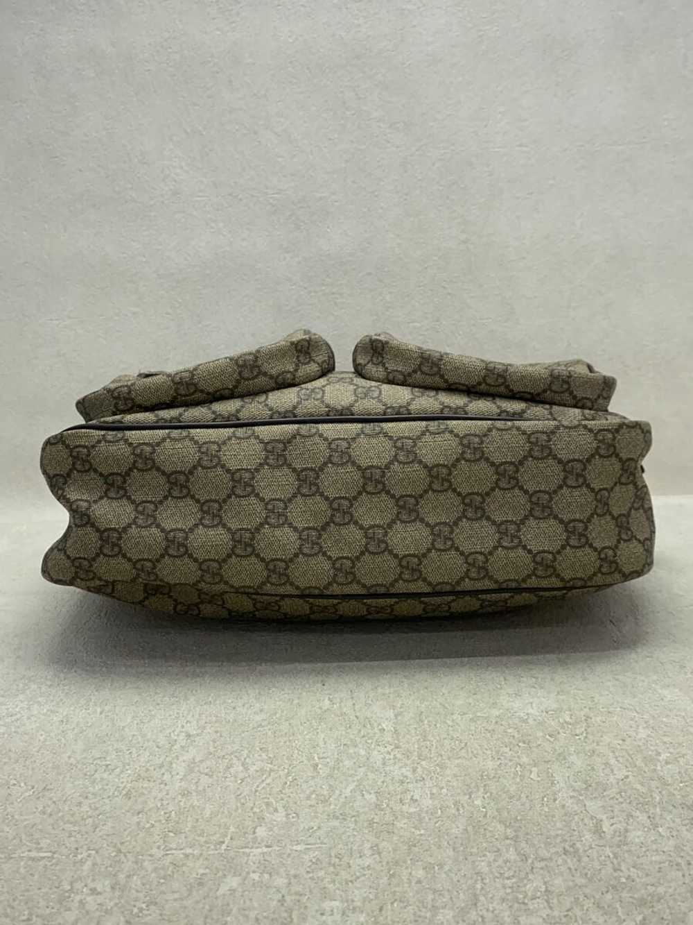 Used Gucci Shoulder Bag Gg Plus/Pvc/Brw/Leather P… - image 4