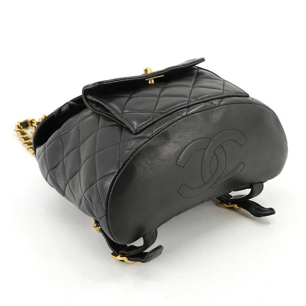 Chanel Leather backpack - image 3
