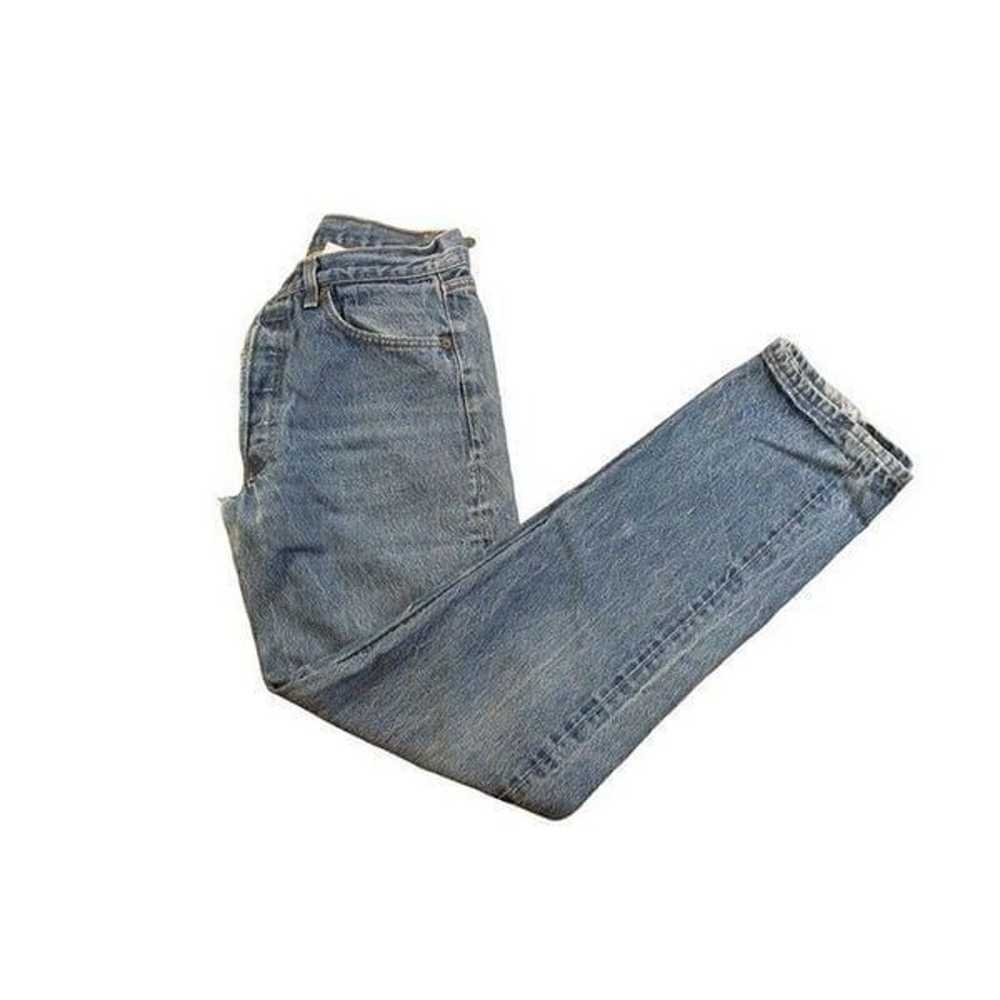 Vintage 90's Levi's 501 Denim Slim Fit Pants Size… - image 1