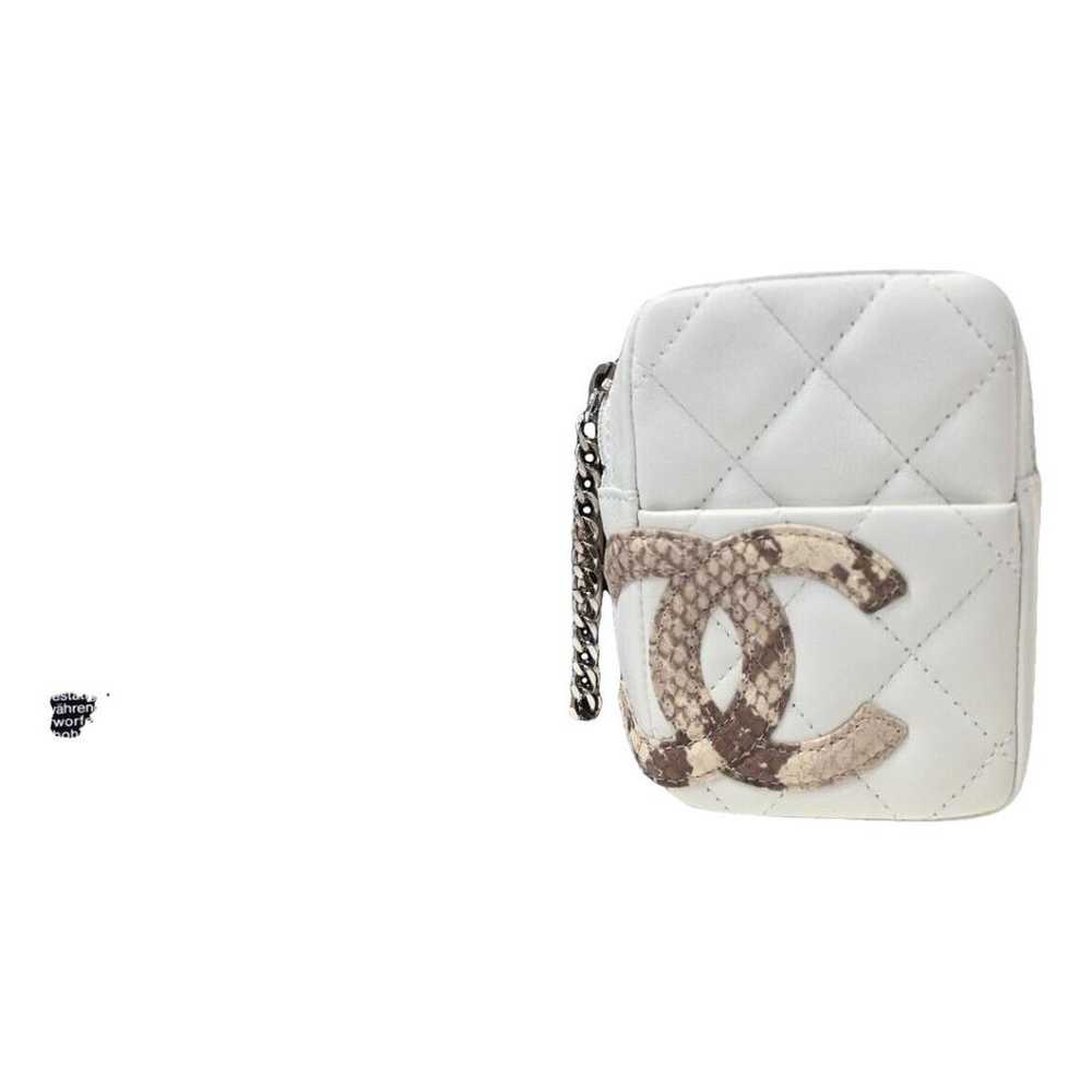 Chanel Cambon leather clutch bag - image 1