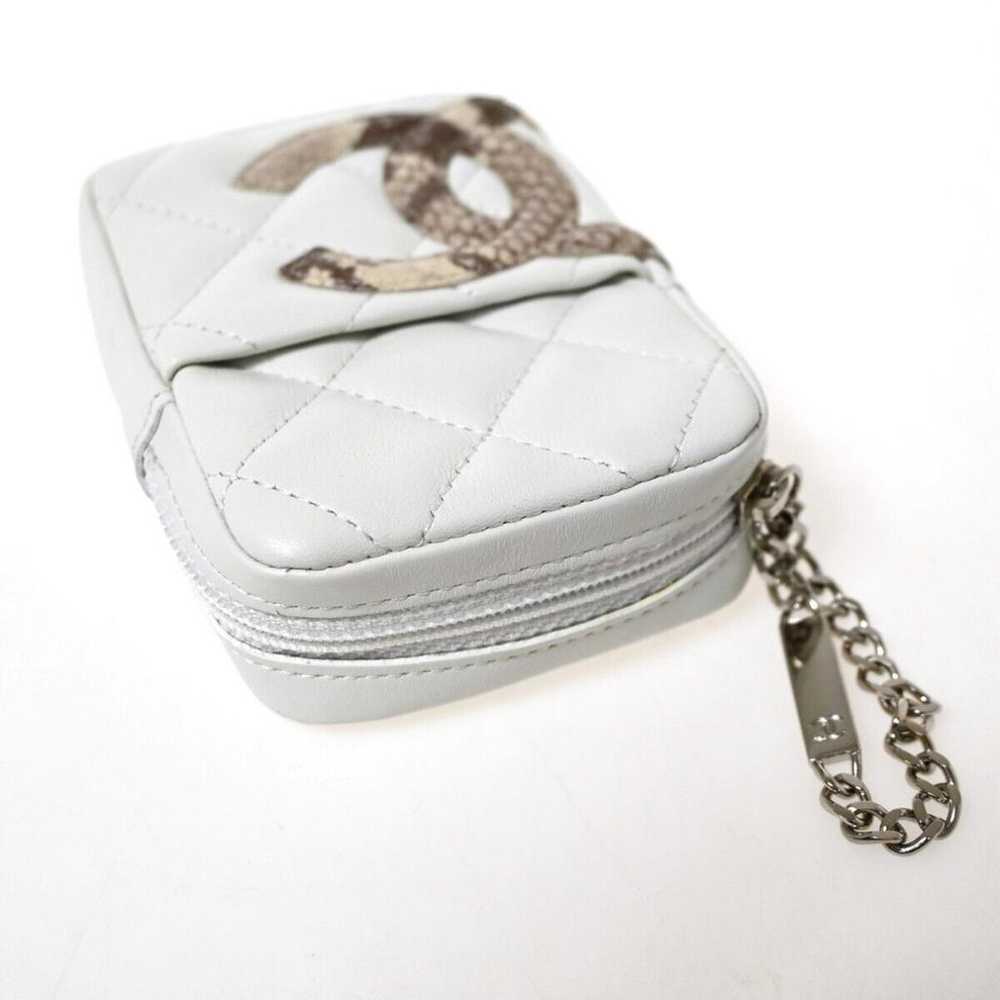 Chanel Cambon leather clutch bag - image 4