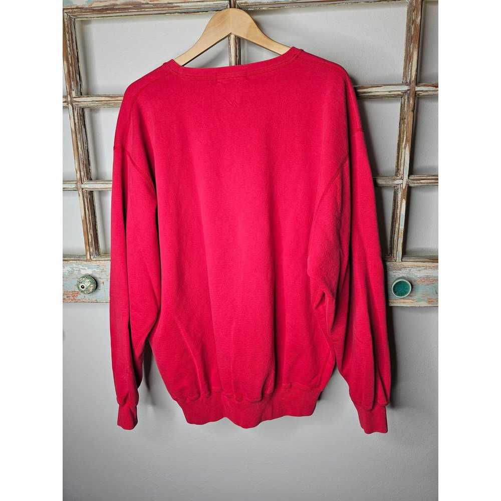 Vintage Polo Ralph Lauren Red Polo Sweatshirt Men… - image 10