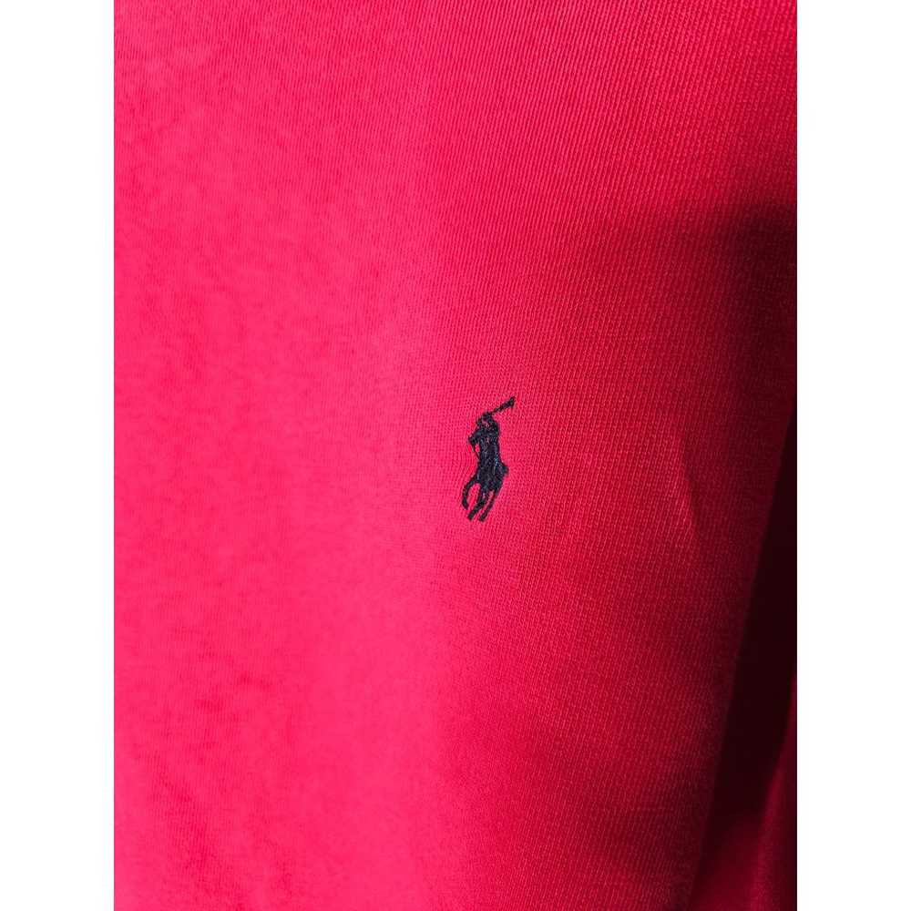 Vintage Polo Ralph Lauren Red Polo Sweatshirt Men… - image 5
